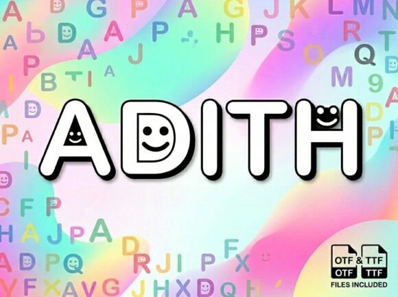 Adith Font: Playful Typography for Web Design