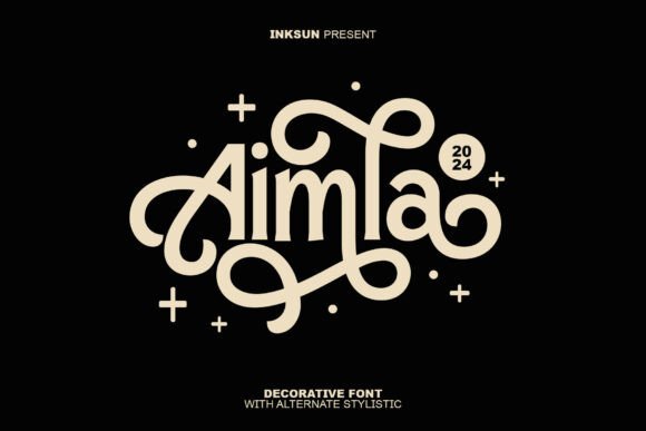 Aimla: A Whimsical Display Font