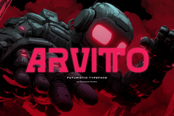 Arvitto: A Futuristic Typeface