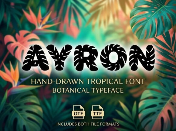 Ayron Font: Bold & Beautiful