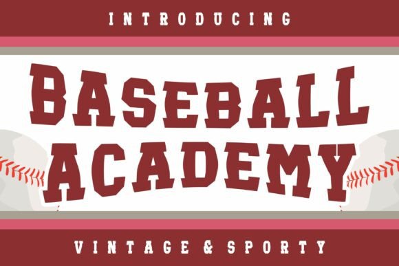 Baseball Academy Font