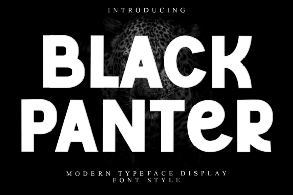 Black Panter Font for Creative Makers