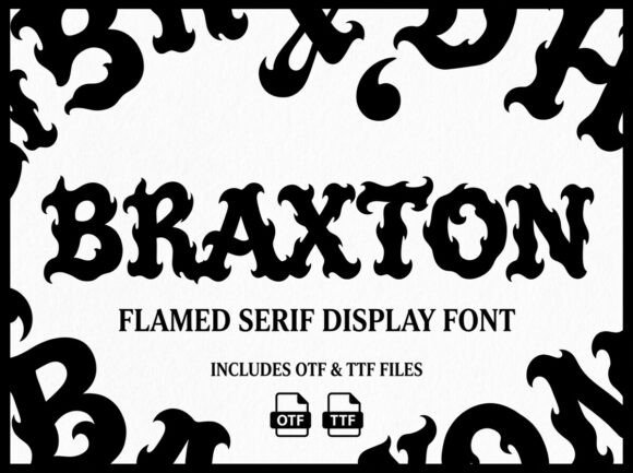 Braxton Font for Creative Projects