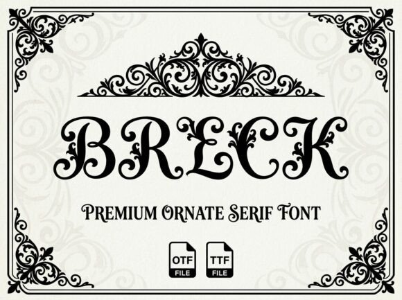 Breck Font for Creative Projects