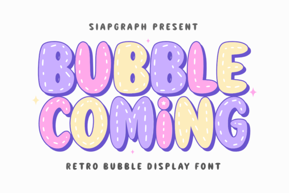 Bubble Coming Font Review