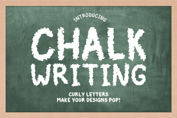 Chalk Writing Font for Web Design