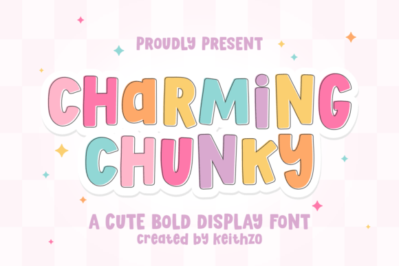 Charming Chunky Font for Web Design