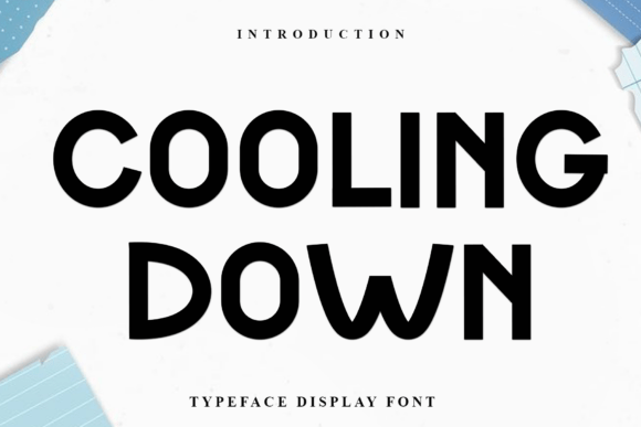 Cooling Down Font for Web Design