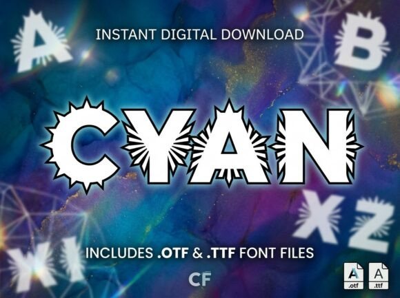 Cyan: A Dynamic Display Font
