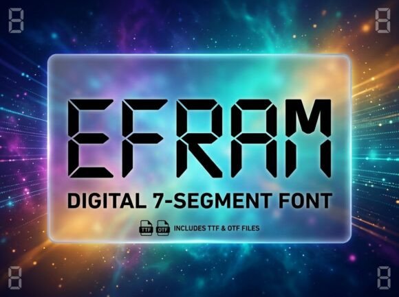 Efram Font: Bold and Beautiful