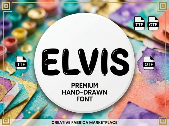 Elvis Font: Hand-Drawn Elegance