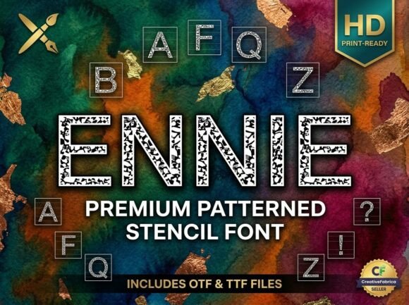 Ennie: A Bold Display Font for Creative Campaigns