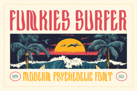 Funkies Surfer Font for Business Branding