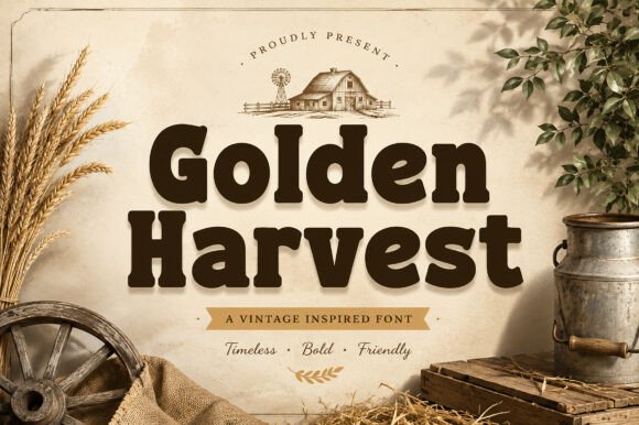 Golden Harvest Font