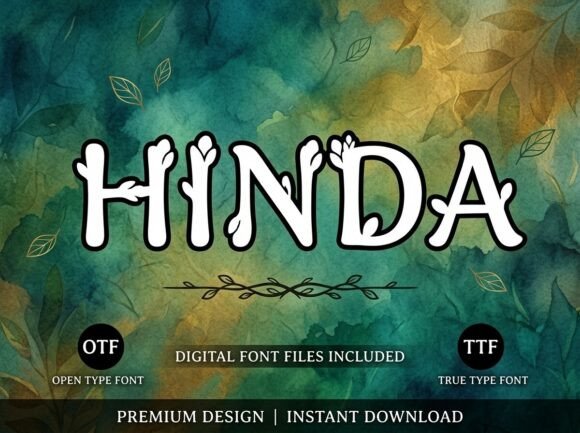 Hinda Font: Bold Display for Web Design