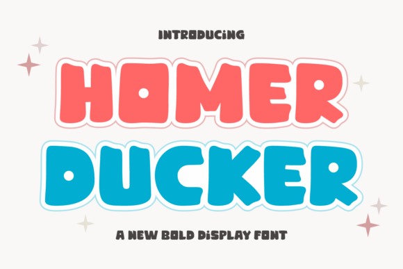 Homer Ducker Font for Bold Branding
