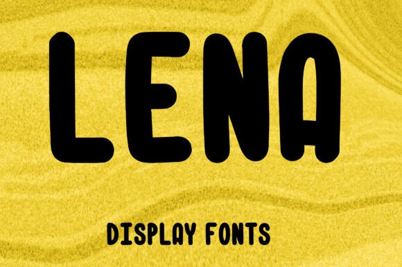 Lena Font: A Cheerful Display for Creative Projects