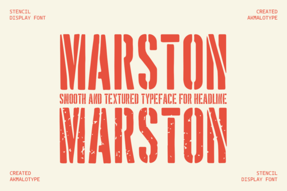 Marston Font: Vintage Boldness for Editorial Design