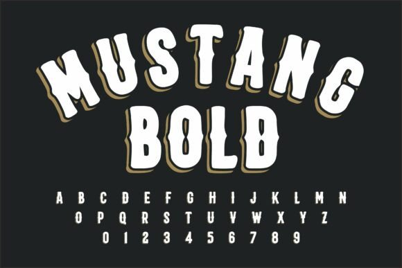 Mustang Bold Font
