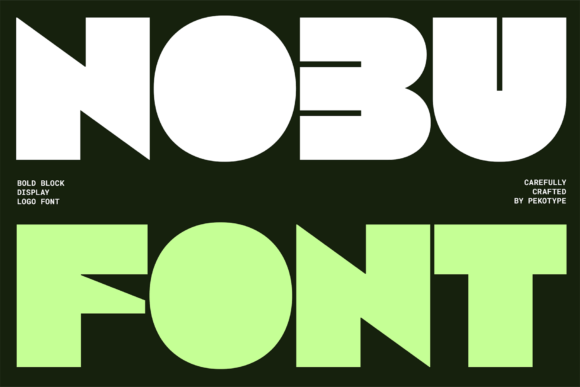 Nobu Font: Bold & Eye-Catching