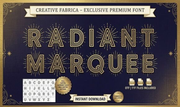 Radiant Marquee Font