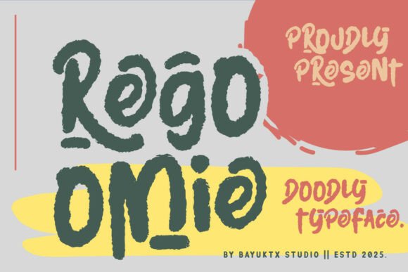 Regoomie – Playful Display Font