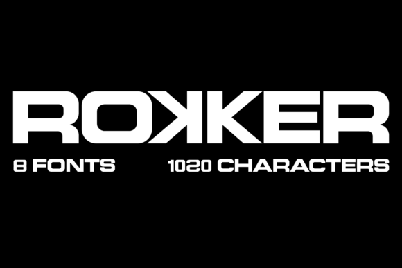 Rokker: A Bold Display Font for Creative Projects