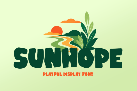 Sunhope Font for Creative Makers