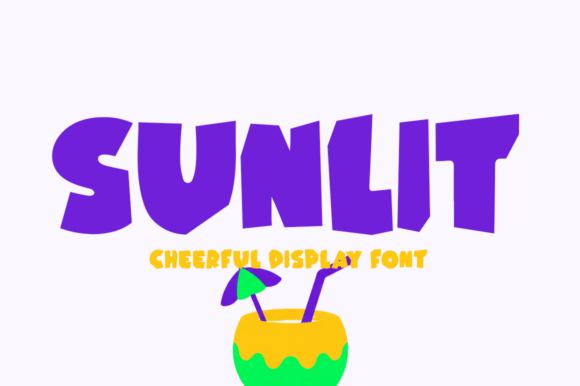 Sunlit: A Vibrant Display Font