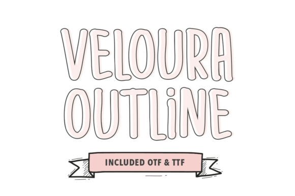 Veloura Outline Font Review