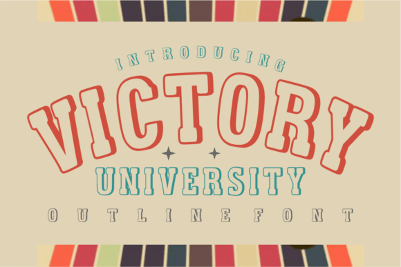 Victory University Font for Bold Branding